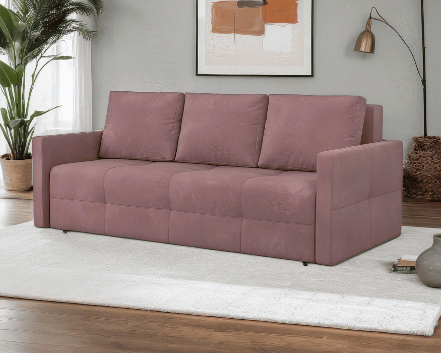 Диваны еврокнижки, Диван прямой еврокнижка Марсель №2 (Велюр)