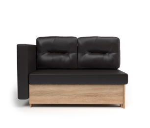 Кушетка Гамма 120 левый, экокожа