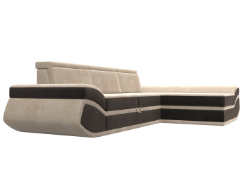 Диван угловой Лига-032 правый угол, велюр