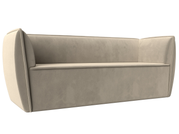 Прямой диван Бергамо 3-х местный, микровельвет