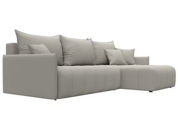 Диван угловой Лига-054 НПБ угол универсальный, рогожка Амур