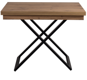 Стол трансформер Cross (черный)