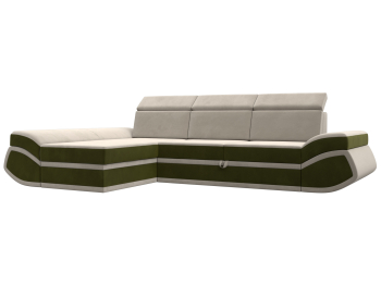 Диван угловой Лига-032 левый угол, микровельвет