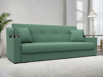 Прямой диван книжка Сенатор, рогожка Амур