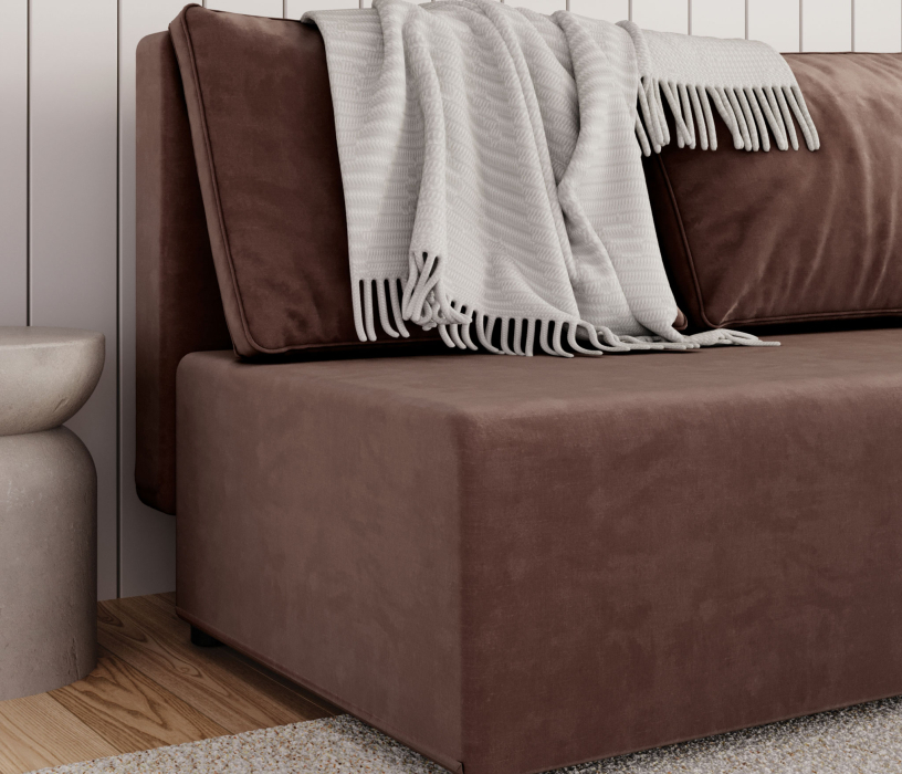 Диваны угловые в гостиную, Угловой диван-кровать Комо