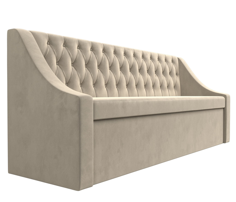 Диваны прямые кухонные, Диван прямой кухонный Мерлин, микровельвет