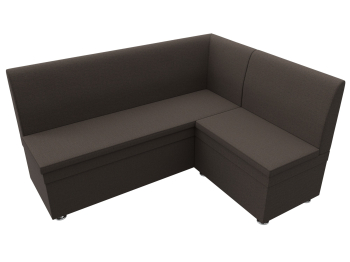 Диван кухонный угловой Уют правый угол, рогожка Амур