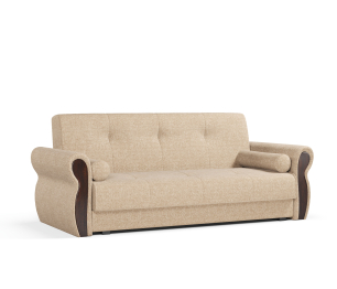 Диван-кровать прямой Делюкс книжка, рогожка