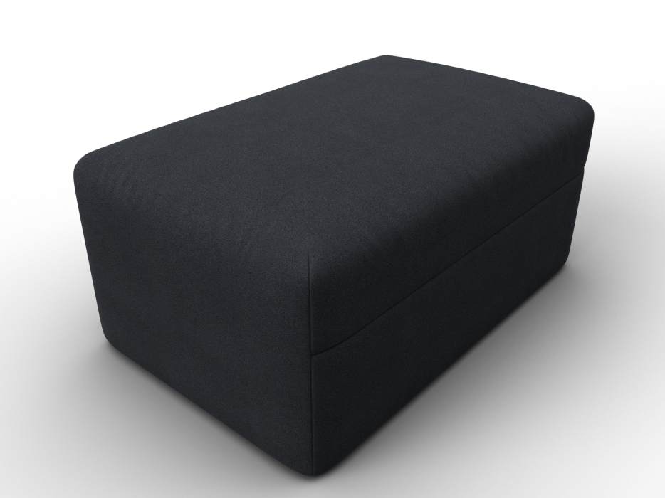 Пуф в прихожую, Модуль пуф Лига-060 НПБ, замша JOLY