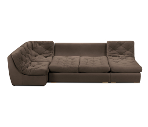 Диван модульный Борнео со спальным местоп П-образный, велюр