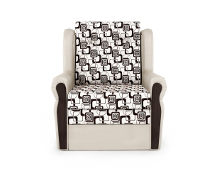 Кресло-кровать Классика М, шенилл/ экокожа