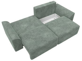 Диван прямой Лига-048 НПБ, велюр BRUT