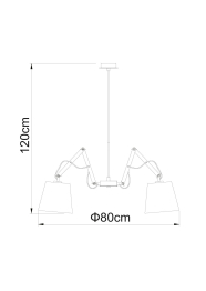 Люстра подвесная PINOCCHIO 80см