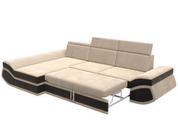 Диван угловой Лига-032 левый угол, велюр