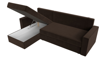 Угловой диван Траумберг Лайт левый угол, микровельвет