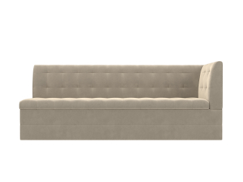 Кухонный диван Бриз с углом справа, микровельвет