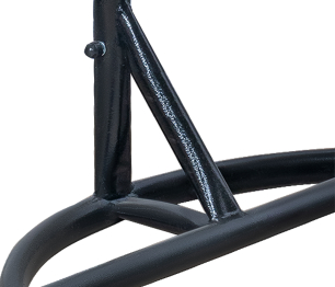 Подвесное кресло Leset Саона, каркас Черный, подушка Светло-серая