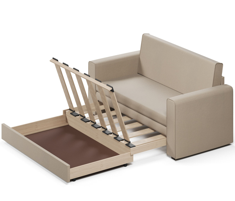 Диваны выкатные, Диван-кровать Санта выкатной, велюр