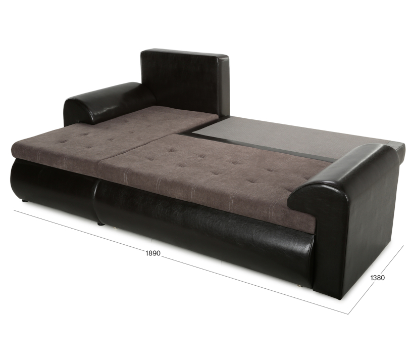 Диваны угловые в гостиную, Угловой диван Цезарь, левый