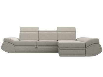 Диван угловой Лига-032 правый угол, рогожка Амур