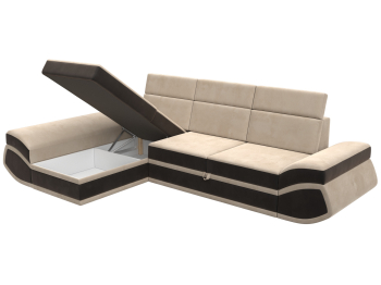 Диван угловой Лига-032 левый угол, велюр