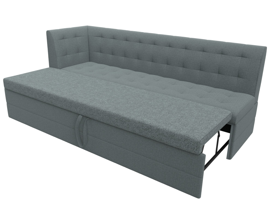 Диваны угловые кухонные, Диван кухонный Бриз с углом слева, рогожка Амур