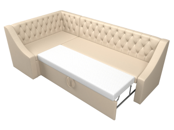 Кухонный угловой диван Мерлин левый угол экокожа