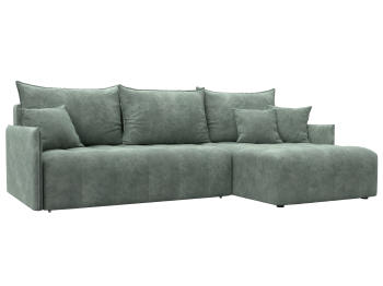 Диван угловой Лига-054 НПБ угол универсальный, велюр BRUT