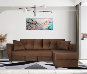 Диван угловой  Амстердам 160, велюр