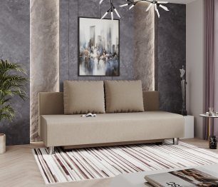 Диван-кровать прямой Парма Комфорт еврокнижка,велюр