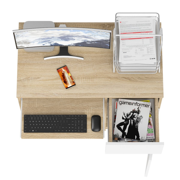 Детские столы, Стол компьютерный Мори МС-1 правый