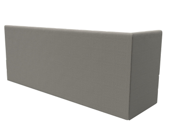 Диван кухонный Бриз с углом слева, рогожка Амур