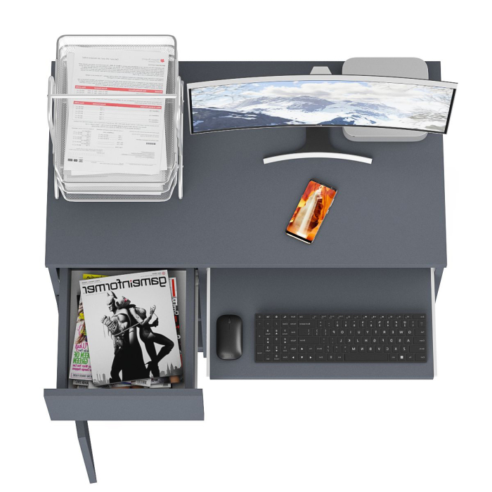 Детские столы, Стол компьютерный Мори МС-1 левый