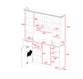 Буфет Прованс-016 