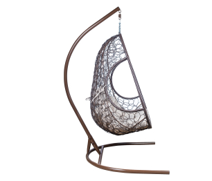 Подвесное кресло Leset Рико, каркас Коричневый, подушка Бежевая