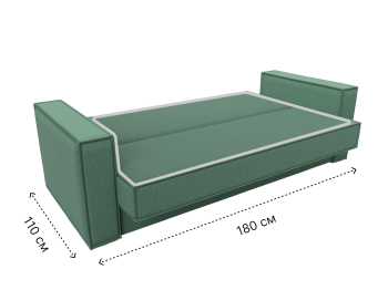 Диван-книжка Куба, рогожка Амур