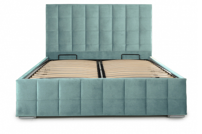 Кровать Пассаж 2 (140х200) с ПМ, Велюр