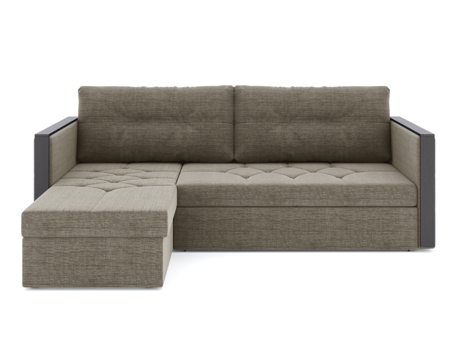 Диваны угловые в гостиную, Диван-кровать угловой Даймонд дельфин, рогожка Люкс