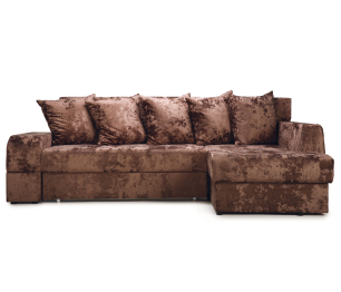 Угловой диван Марго 1 правый, велюр