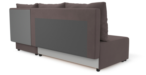 Угловой диван Каир Lux, велюр, правый