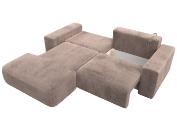 Диван угловой Лига-036 НПБ Классик левый угол, велюр TOWER