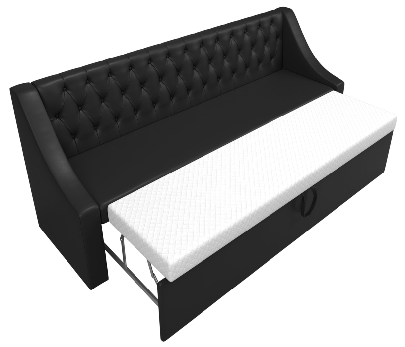 Диваны прямые кухонные, Диван прямой кухонный Мерлин, эко кожа