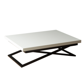 Стол-трансформер Compact (глянец/черные опоры)