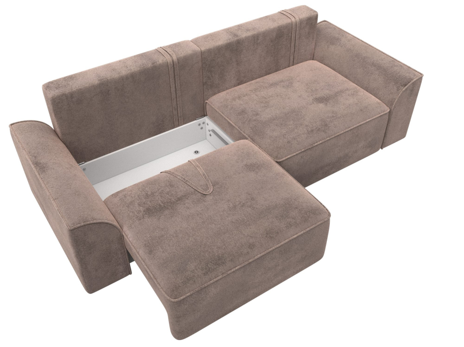 Диваны еврокнижки, Диван прямой Лига-048 НПБ, велюр TOWER