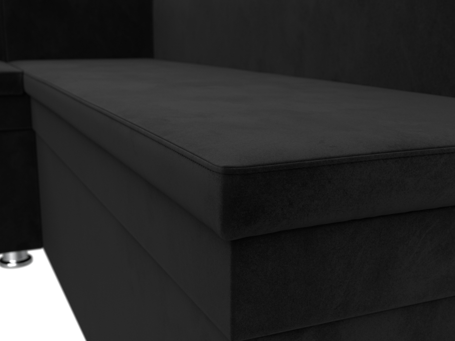 Диваны угловые кухонные, Диван кухонный угловой Уют левый угол, велюр