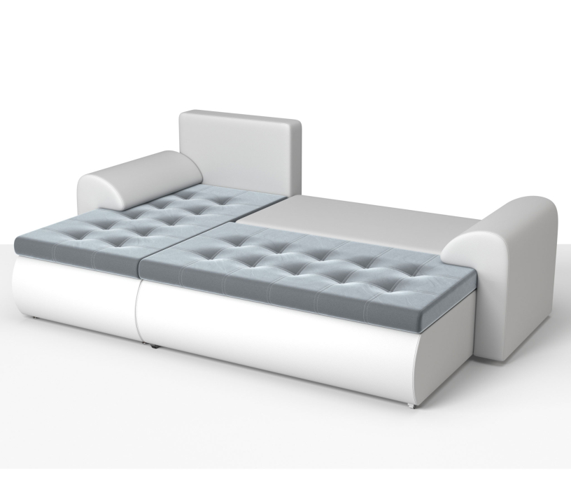 Диваны угловые в гостиную, Угловой диван Ванкувер левый, экокожа/велюр