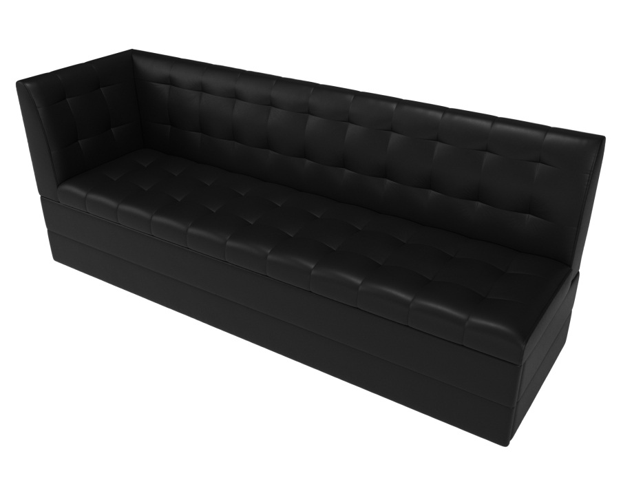 Диваны угловые кухонные, Кухонный диван Бриз с углом слева, экокожа