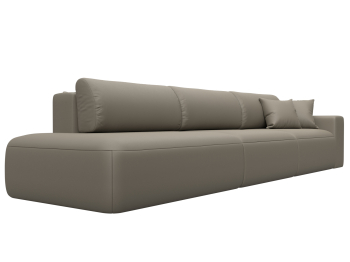 Диван прямой Лига-036 НПБ Модерн Лонг подлокотник справа, экокожа GRIFON