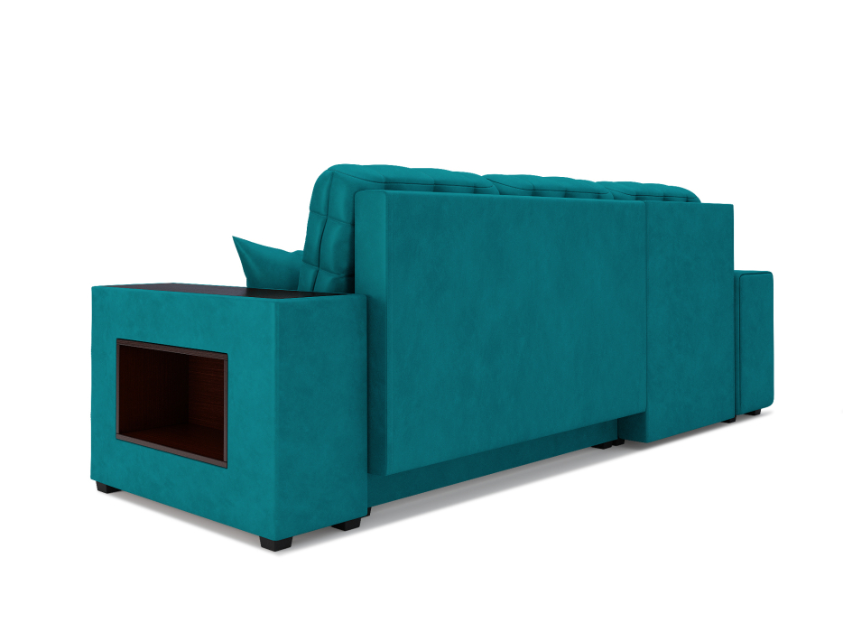 Диваны угловые в гостиную, Диван Мадрид Левый угол (Бархат)