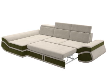 Диван угловой Лига-032 левый угол, микровельвет